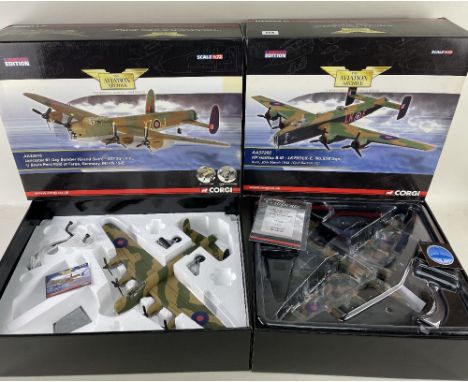 TWO CORGI 1:72 SCALE MODELS WWII BOMBERS, ltd edn, comprising Halifax B.III - LK797/LK-E, No.578 Sqn, Burn, 30th March 1944 (