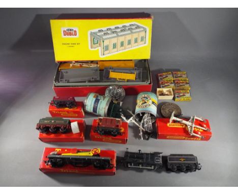 Hornby Dublo; Merit; Triang - A collection of predominately boxed model railway rolling stock parts and accessories in variou