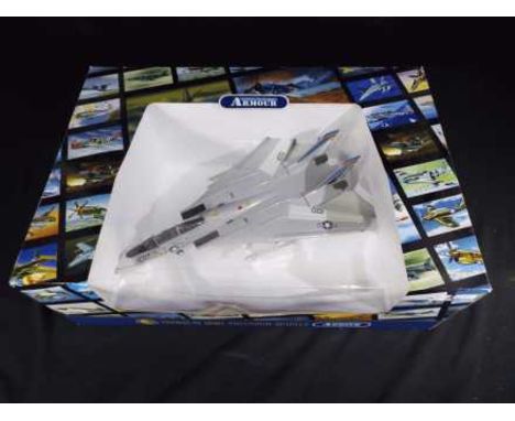 Franklin Mint Armour Collection - No.B11E210  A boxed diecast 1:48 scale F14 TOMCAT - PUKIN DOGS. The model appears to be in 