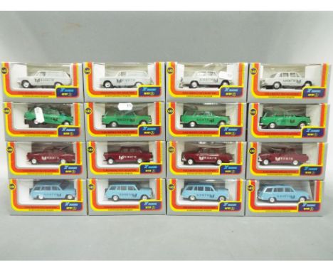 Agat USSR - Sixteen 1:43 scale diecast model motor vehicles by Agat contained in original window boxes. Models appear M in E 