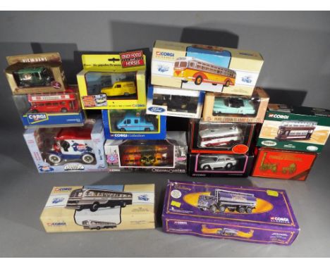 A quantity of boxed diecast model vehicles to include Corgi, Lledo, Gearbox, Matchbox and similar.