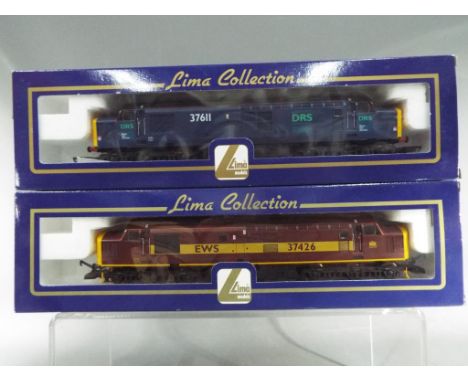 Lima Collection - two OO gauge diesel locomotives comprising EWS op no 37426 # L204612 and DRS Direct Rail Services op no 376
