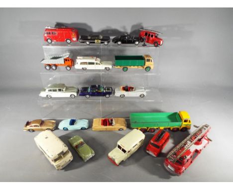 Corgi, Dinky - a quantity of diecast model motor vehicles to include Corgi Old Mobile Super 88 Man From Uncle, a Dinky Super 