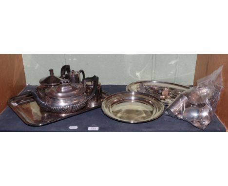 A group of silver items to include: a hand mirror; cream jug; a Continental beaker; Dutch pierced basket; a quantity of souve