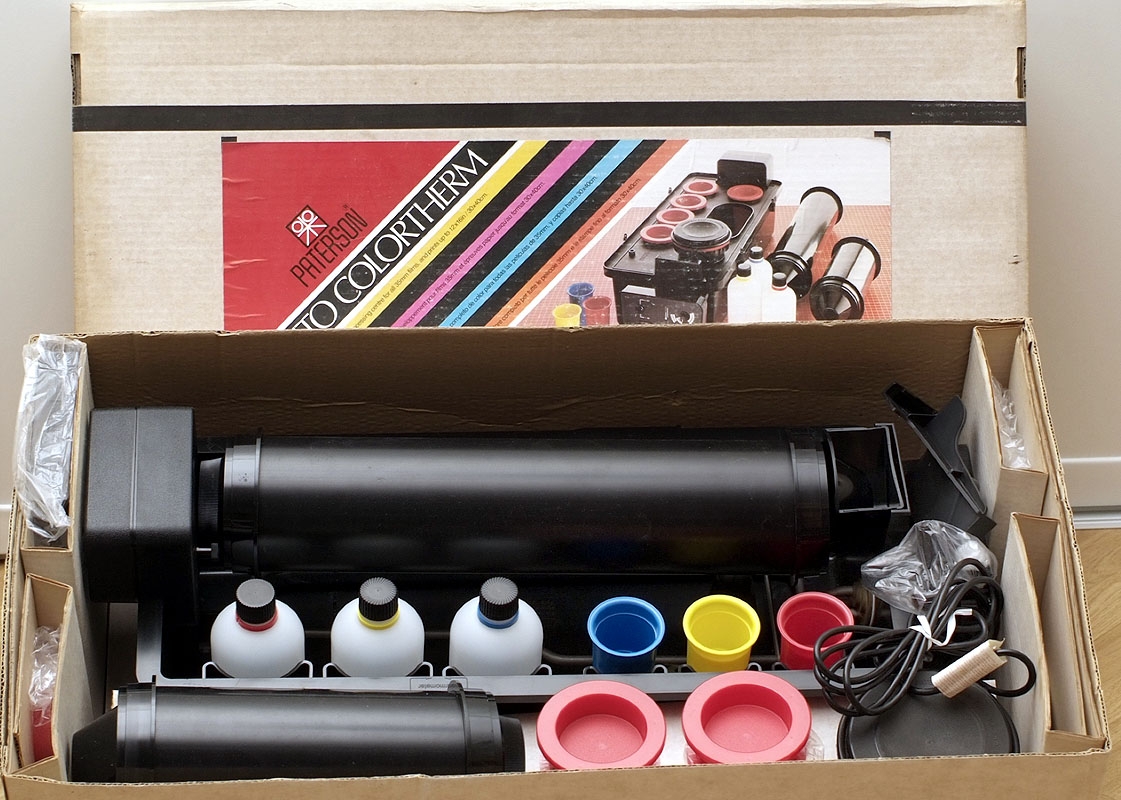 Paterson Auto Colortherm electrically powered drum processing system