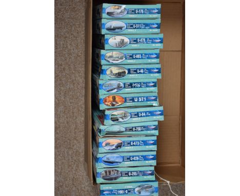 Mirage model constructors kits 1:400 scale U-boats.