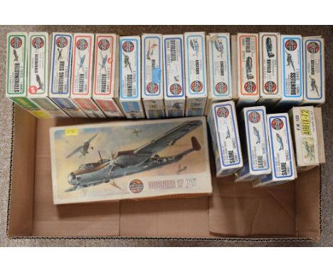 Airfix model constructor kits, mainly series 2 1:72 scale aircraft.