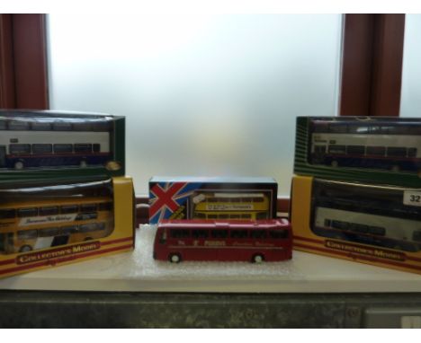 A QUANTITY OF BOXED AND UNBOXED MODERN LARGER SCALE DIECAST BUS AND COACH MODELS, Solido, Joal and C'SM, all are models of ve