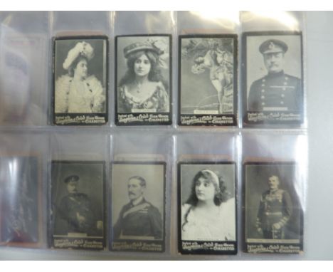 A SINGLETON & COLES LTD CIGARETTE CARD COLLECTION, containing Bonzo Series 1928, (8). Celebrities Boer War Period 1901, (12),
