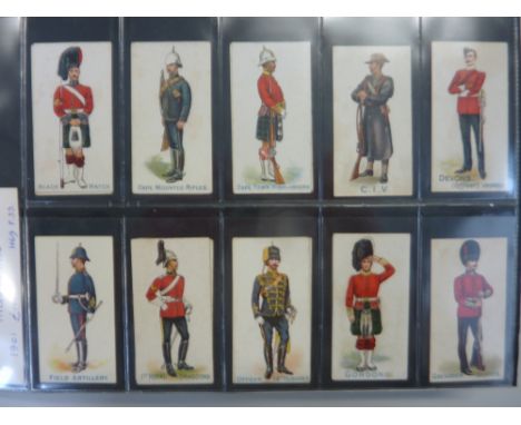 A CIGARETTE CARD ALBUM, loosely inserted, mixture of incomplete sets issued by Cohen Weenan & Co, to include 'Home & Colonial