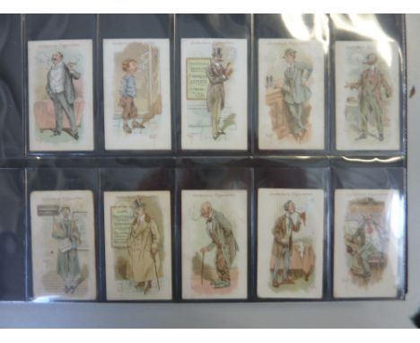 A CIGARETTE CARD ALBUM, loosely inserted, mixture of incomplete sets issued by Gallaher Ltd, to include 'Types of British Arm
