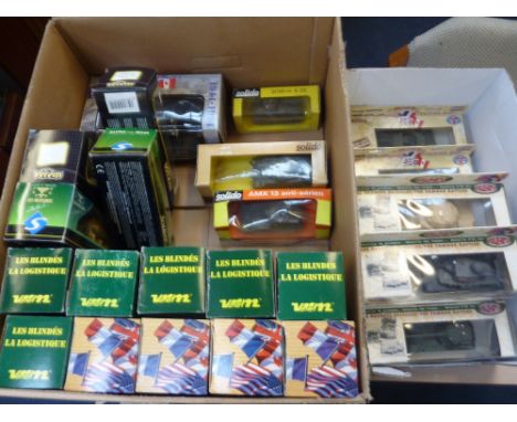 A QUANTITY OF BOXED SOLIDO AND VEREM DIECAST TANK MODELS, to include models from the 'Famous Battles' Series and Limited Edit