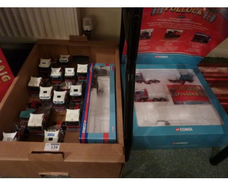 Corgi die-cast tractor units Pollock in two boxes