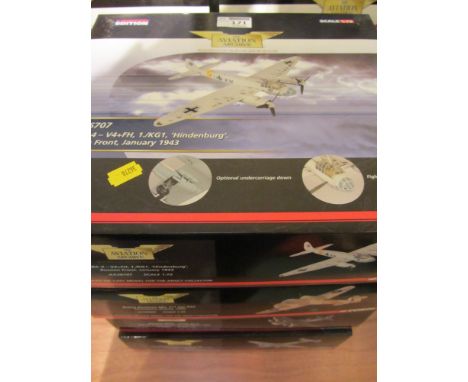 Four Corgi Aviation Archive limited edition die-cast model scale 1:72 AA36707, AA38404, AA38405, AA38502 (4)