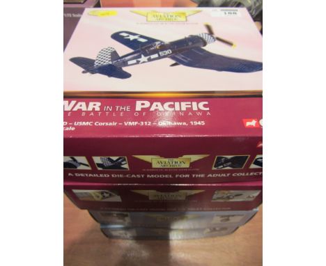 Four Corgi Aviation Archive War in the Pacific die-cast model scale 1:72 AA33009 AA35203 AA35208 AA31917 (4)