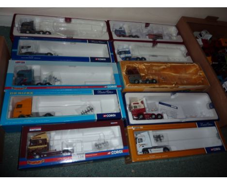 Corgi die-cast tractor units (no trailers) (10)