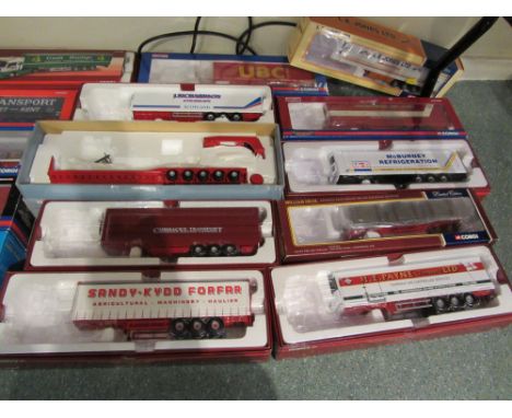 Corgi Hauliers of renown and other die-cast trailers (no tractor units) (20)