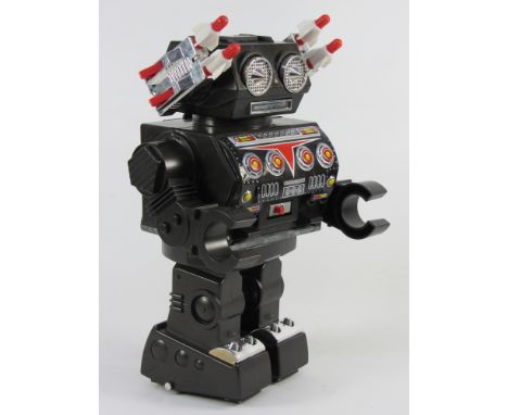 Retro Japanese battery operated 'Missile Robot' (boxed)