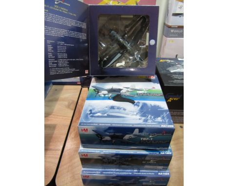 Four HM Hobby Master die-cast model airpower series scale 1:72 HA2201 HA1209 HA1802 HA1604 (4)
