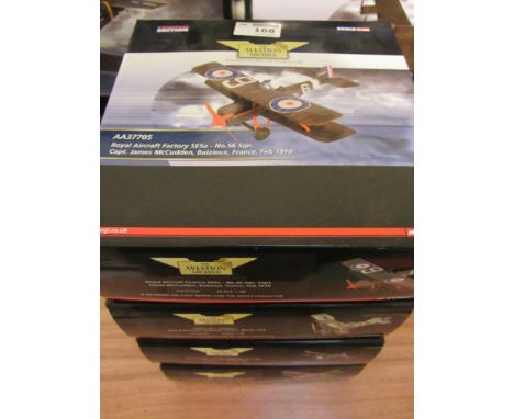 Four Corgi Aviation Archive limited edition die-cast model scale 1:48 AA37705, AA38303, AA37805, AA37804 (4)