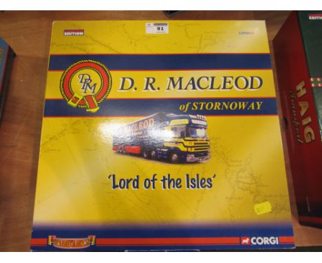 Corgi Hauliers of renown limited edition die-cast truck set D R Macleod boxed CC99165