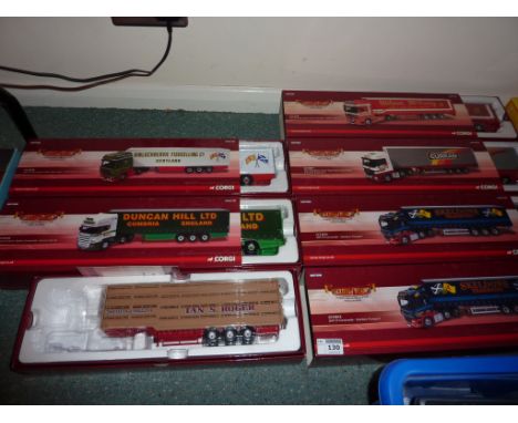 Corgi Hauliers of renown and other die-cast trailers (no tractor units) (18)