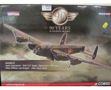 Corgi Aviation Archive limited edition die-cast model scale 1:72 AA32615 Avro Lancaster RAF 617 sqdn