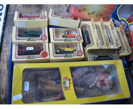 Diecast Vehicles, by Days Gone, micro machines Star Wars Jawas, Pelham Puppet, etc.