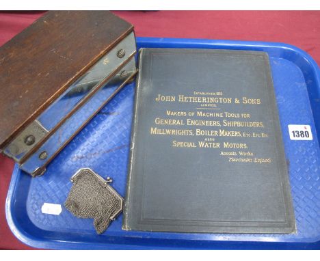 John Hetherington &amp; Sons Ltd, Vulcan, Ancoats and Phoenix Works Manchester Trade Catalogue, featuring many images of engi