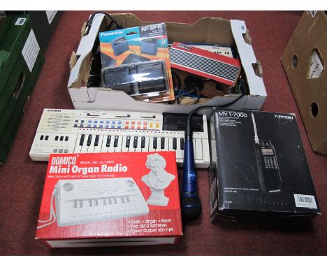 Casio PT-80 with Slot Box,  Roberts radio, Yupiteria multiband receiver, etc.