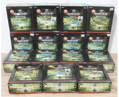 15x Corgi Predators of the Skies limited edition 1:72 scale die-cast models, all boxed. UK P&amp;P £20+VAT 