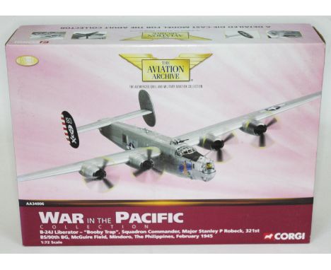 Corgi The Aviation Archive War in the Pacific Collection B-24J Liberator - "Booby Trap", Squadron Commander, Major Stanley P 