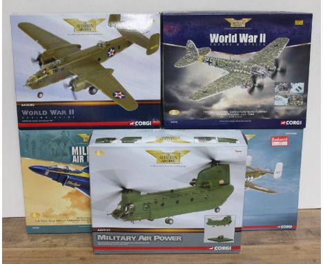 5x Corgi The Aviation Archive limited edition 1:72 scale die-cast models comprising War in the Pacific New Guinea B-25D-1 - C