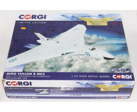 Corgi The Aviation Archive Avro Vulcan B MK2 XL321, 617 Squadron, RAF Scampton, Lincolnshire, 1964, AA27202, 1:72 scale die-c