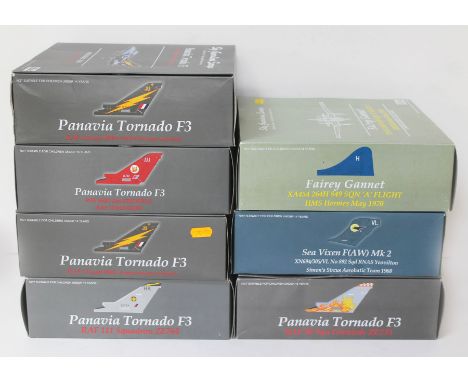 7x Sky Guardians Europe limited edition 1:72 scale die-cast model military aeroplanes. UK P&amp;P £15+VAT 