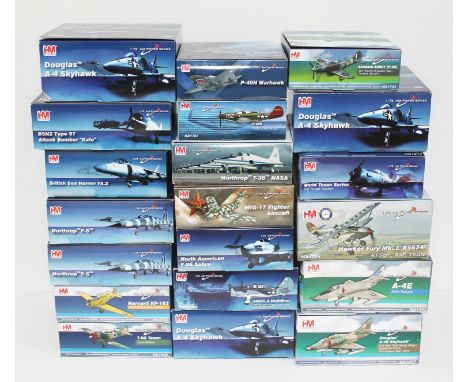 20x Hobby Master Air Power Series 1:72 scale die-cast model aircraft, model numbers prefixed 'HA' comprising: 1707, 4301, 170