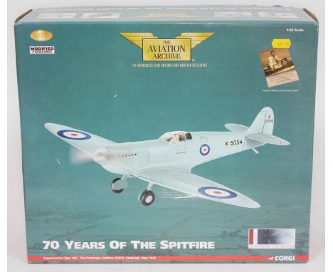Corgi The Aviation Archive 70 Years of the Spitfire Supermarine Type 300 - The Prototype Spitfire, K5054, Eastleigh, May 1936