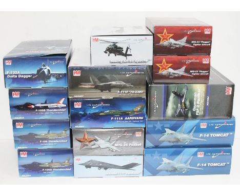 14x Hobby Master Air Power Series 1:72 scale die-cast model aircraft, model numberes prefixed 'HA' comprising: 7204, 5207, 52