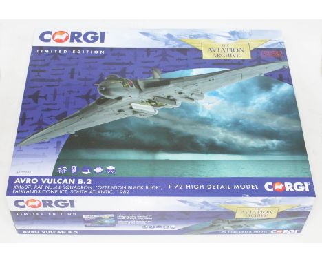 Corgi The Aviation Archive Avro Vulcan B.2 XM607, RAF No. 44 Squadron, 'Operation Black Buck', Falklands Conflict, South Atla