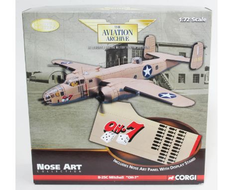 Corgi The Aviation Archive Nose Art Collection B-25C Mitchell "OH-7", 445th Bombardment Squadron/Oujda, French Morocco, Janua