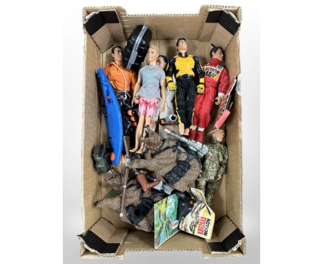 A group of Action Man figures and accessories. (1 box)