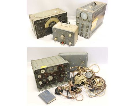 Various Electronic Equipment Taylor Model 31a Oscilloscope, Heathkit R-C Bridge Model C-34, REME (Royal Electrical and Mechan
