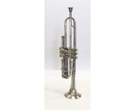 Trumpet By Selmer  bell stamped 'Henri Selmer Paris Grands Prix Geneve 1927, Barcelone 1929, Leige 1930, 4 Place Dancourt Par