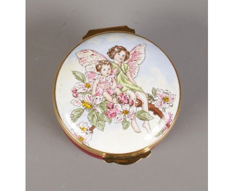 A Royal Doulton Cicily Mary Barker limited edition flower fairies trinket box. Number 382/1500  