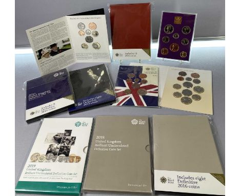 ROYAL MINT ANNUAL, YEAR DEFINITIVES &amp; OTHER COLLECTOR'S COINS - to include 2015 United Kingdom Annual coin set, 2013, 201