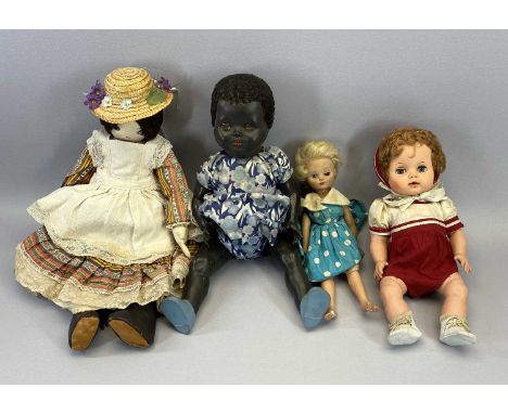 1950 VINTAGE DOLLS - including a black example by Palitoy, 46cms tall