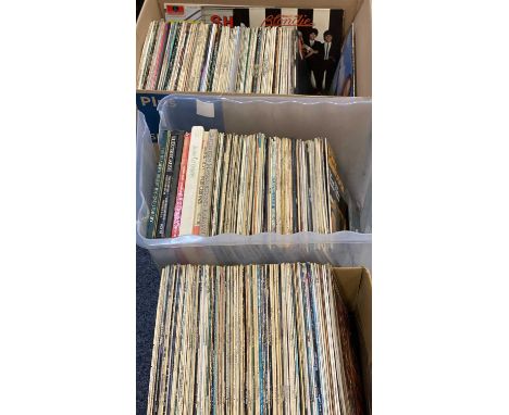 LP RECORDS - a large collection, approximately 300, to include The Beatles (including Please Please Me on parlophone), Shadow