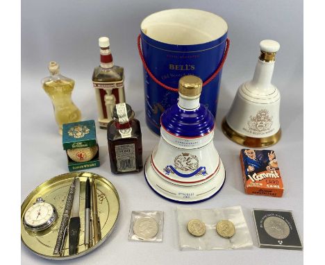 BELLS SCOTCH WHISKY &amp; OTHER BOTTLED ALCOHOL &amp; COLLECTABLES GROUP - to include coinage and commemorative crowns, Smith