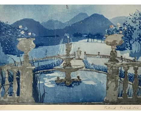 PATRICK PROCKTOR artist's proof print - 'Nocturne in North Wales', signed in pencil, 34.5 x 47.5cms