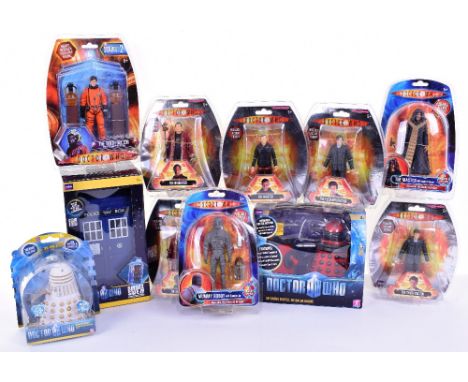 Boxed Character Doctor Who Radio Controlled Drone Dalek, Sound Fx Dalek, eight action figures, including 2 x The Narrator, 10